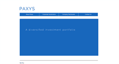 Desktop Screenshot of paxys.com