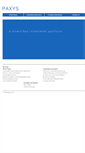 Mobile Screenshot of paxys.com